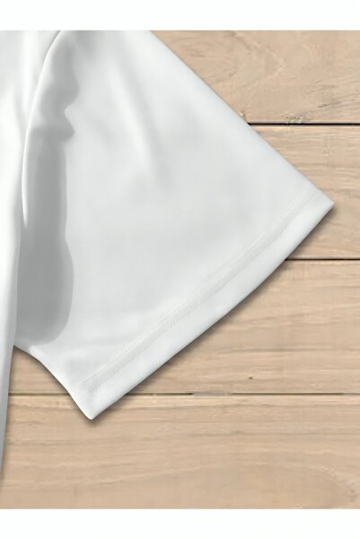 HOFFNUNG White Purple Blue Pink Hearts Printed T-Shirt