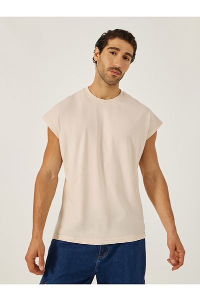 Styli Solid Round Neck Oversized T-Shirt