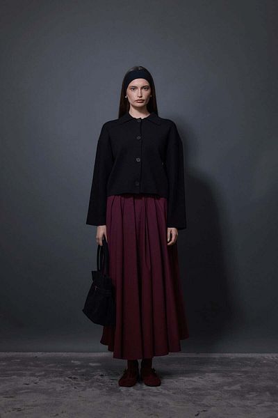 Tailors Room Fusta Charlotte Burgundy