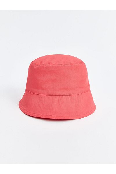 LC Waikiki Plain Cotton Baby Girl Bucket Hat (S4)
