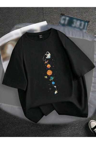 HOFFNUNG Unisex Crew Neck Oversize Cotton T-Shirt