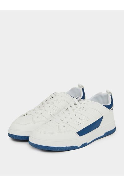 Styli Color Block Low Top Lace Up Sneakers
