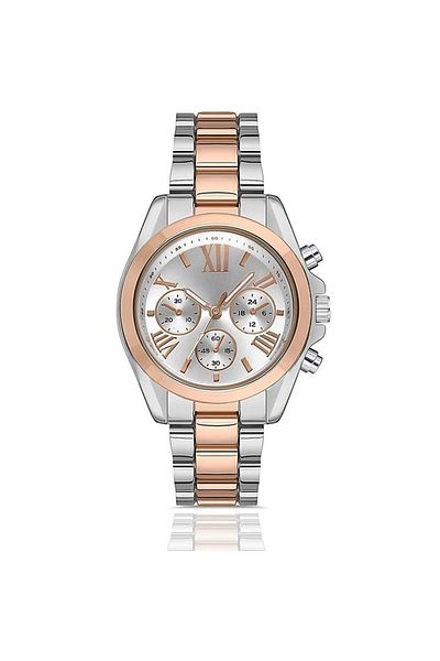 QAYYO Metal Women's Wristwatch with Mini Dial Design