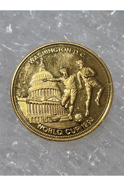 Edi Antik 1994 World Cup Souvenir Medal Usa. 3cm Diameter