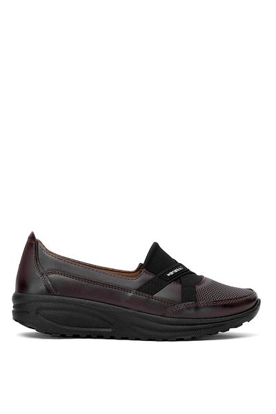 Ayakkabı Fuarı Elit AstWnt312C Γυναικεία Ορθοπεδικά Παπούτσια Casual Καφέ