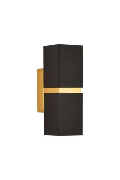 Moda Aydınlatma Çift Yönlü İç Mekan Aplik 2*7W/6500K Siyah Gold MD-A 5187-21