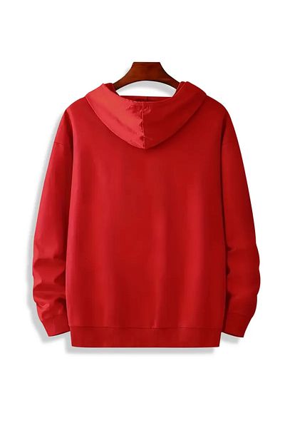 NEW TRENDY COLLECTİON Червен мъжки полиестерен суичър с качулка от Tast за UFC Ultimate Fighting Championship