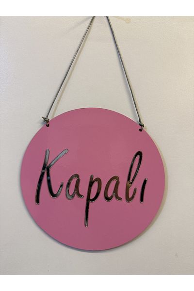yalıgraf Mazağa Outdoor Indoor Signage Lettering Pink Mirrored Lettering