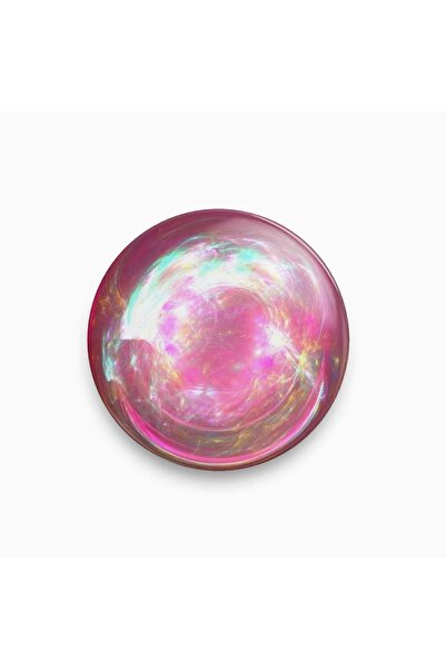 rebelberi Pembe Baloncuk Şeklinde Y2K Grunge Stil Rozet