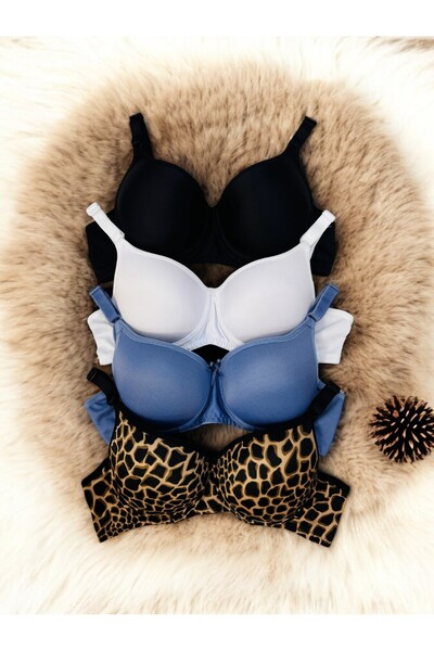 Kerem Giyim Γυναικείο Σετ σουτιέν 4 τεμαχίων χωρίς υποστήριξη