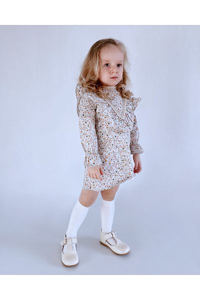 TINY BEAR Girl's Vintage Dress
