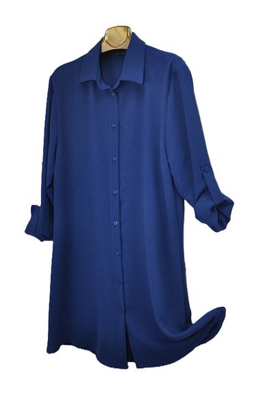 elma abone Plus Size Ayrobin Tunic Shirt
