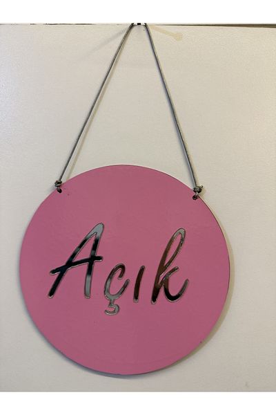 yalıgraf Mazağa Outdoor Indoor Signage Lettering Pink Mirrored Lettering