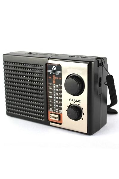 Primo Plus Solar Powered Bluetooth Radio with 1200mAh Rechargeable Battery, Support USB/TF AM/FM/SW1-6