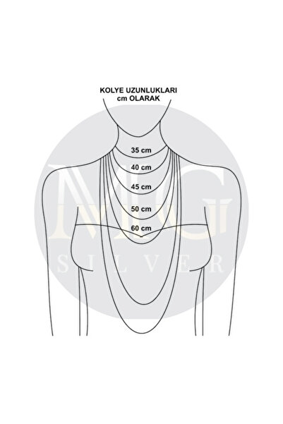 MUDİ GÜMÜŞ Dikey Isimli Trend Kolye