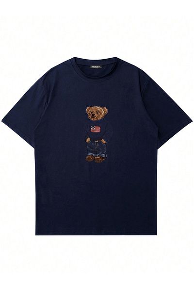 Mad&Calf Μπλουζάκι Unisex Teddy Boy με στάμπα με λαιμόκοψη