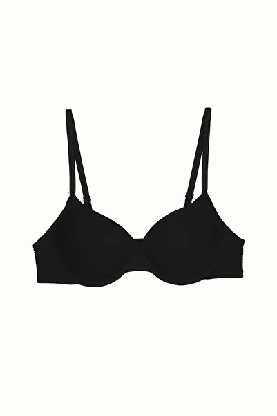 C&City 3 Pack Push up Soft Covered Knitted Bra C38015 Black/White/Skin