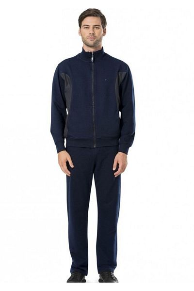 Pierre Cardin Men's Stand Collar Zippered Tracksuit Set W.Ve.36.85.O1.2B
