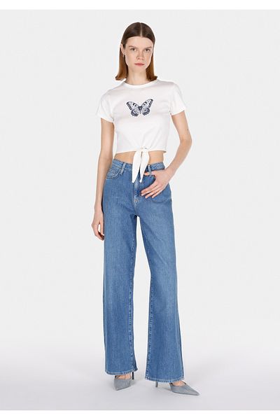 Colin's Pantaloni de jeans albaștri pentru femei 970 Berry Regular Fit