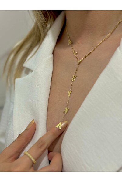 Genel Markalar Y Model İsim Kolye 925 Ayar Gümüş