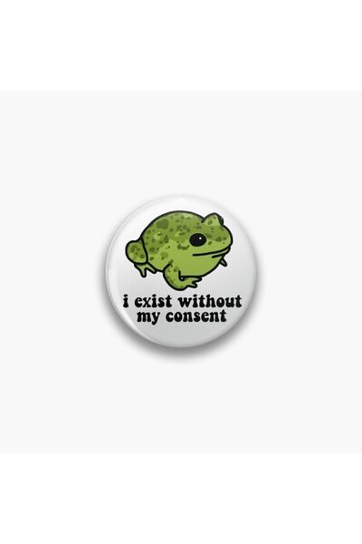 rebelberi I Exist Without My Consent Yazılı Kurbağa Y2k Grunge Stil 90s 00s R...