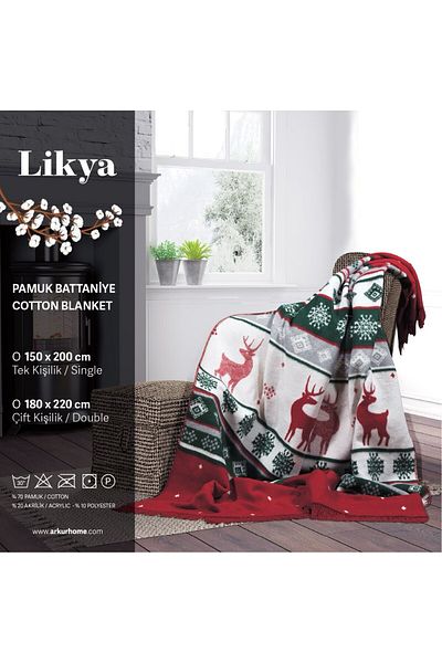 Menta store Patterned Cotton Blanket Single Blanket