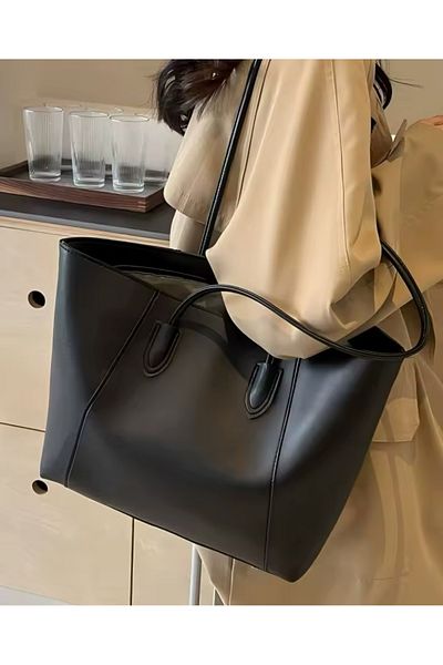 AngelBags Geantă de mână și de umăr pentru femei Geantă de mână nouă, lungă, cu două mâneci, cu fermoar