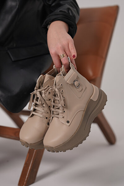 Cananın Pabuçları MDN 862  BAĞCIKLI FERMUARLI BOT