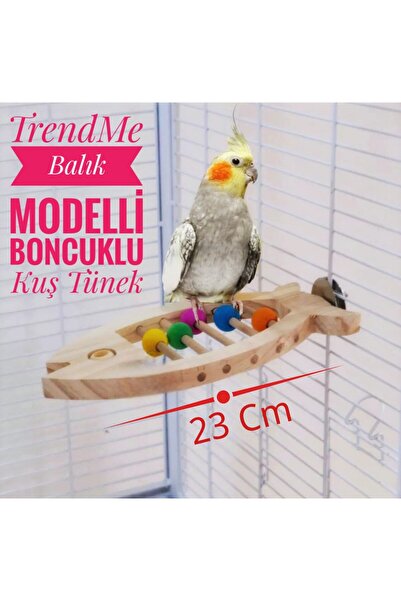 UniqBirdToys Trendme Fish Model Beaded Bird Perch (Sultan, Lori, Etc.)