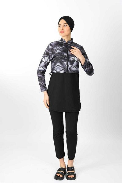 ENDYMION Fully Closed Jacketted Tetrace Swimsuit