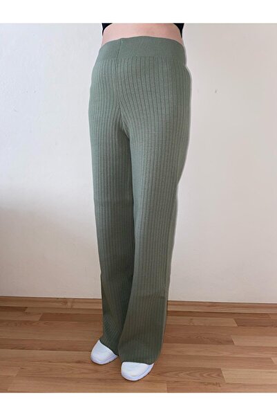 mamizya Knitwear Pants with Elastic Waistband