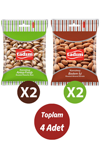 Tadım Kavrulmuş Antep Fıstığı ve Badem (45 Gr X 4 Paket)