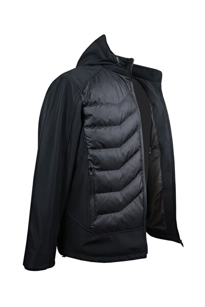 tambattal Large Size Padded Softshell Coat Black