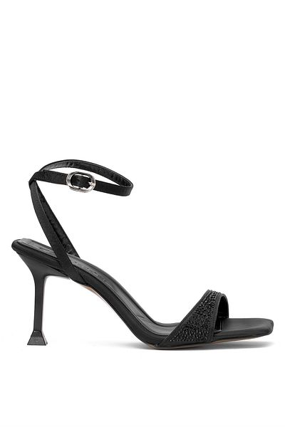 Ayakkabı Fuarı Elite Pm161 K7014 - Black Women's Classic Heeled Shoes