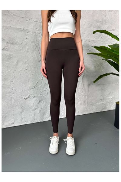 Elif Özbey Butik Jambiere sport maro cu talie înaltă
