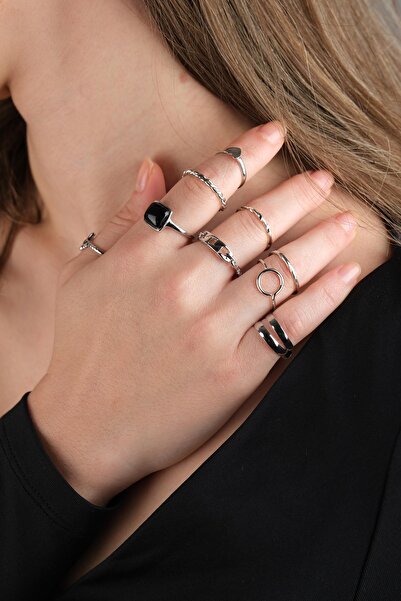 Jack Ferrero KADIN / YETİŞKİN / GENÇ ÇOKLU YÜZÜK SETİ