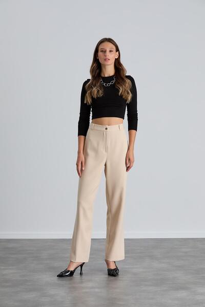 LİYACA Visok struk   Palazzo pantalone