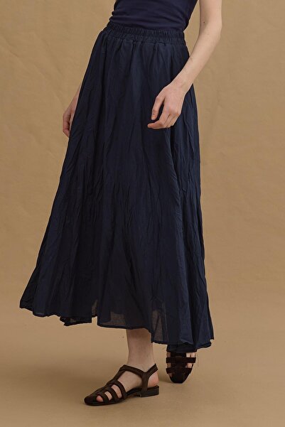 Fahhar Lacivert Piliseli Crash Спідниця