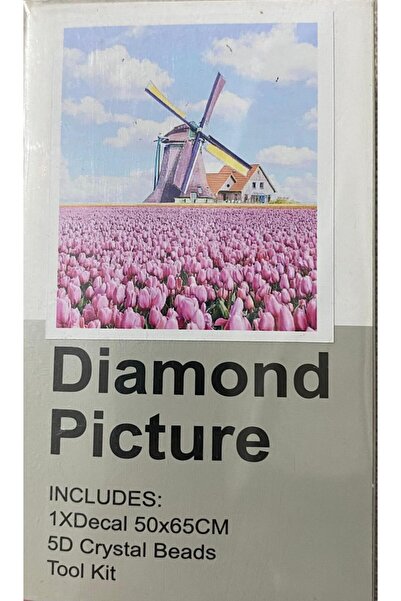 BALIM ÖRGÜ EVİ 5D'li Elmas Boncuk Yapıştırma Taş İşleme Mozaik Goblen  "LALEL...