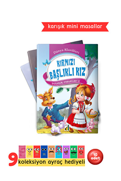 Pembe Yayınevi Okul Öncesi Mini Masallar Serisi 10 Kitap Set - T3
