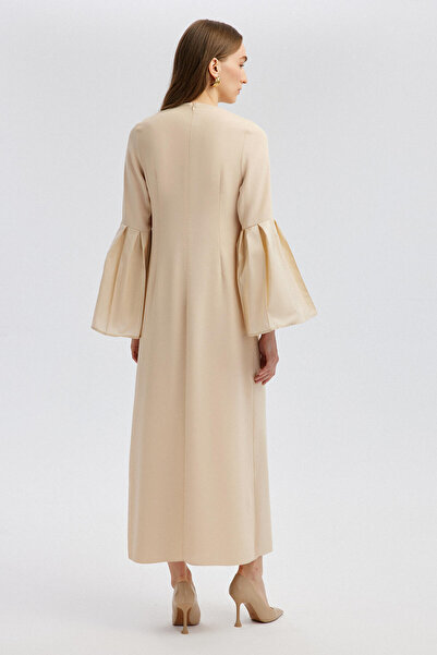 Touché Privé TAFTA KOL DETAYLI ELBİSE