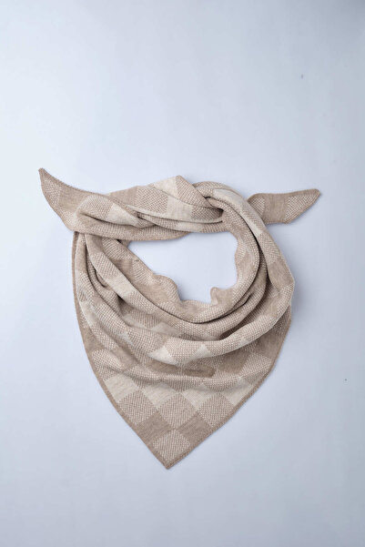 Sebir Moda Kareli Desenli Triko Fular