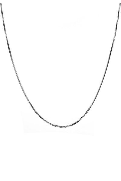 HAZE & GLORY Halskette Hg - Halskette Unisex aus 925er Sterlingsilber, Schmuck Unisex, Oxidiertes Silber