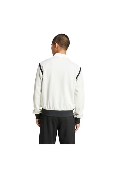 adidas White Men's Jacket - Prem Tt Jd3396