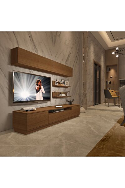 Decoraktiv Trendstyle 5s Mdf Tv Ünitesi Tv Sehpası - Naturel Ceviz