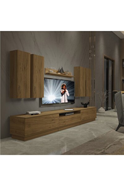 Decoraktiv Trendstyle 8ds Mdf Tv Ünitesi Tv Sehpası - Naturel Pera