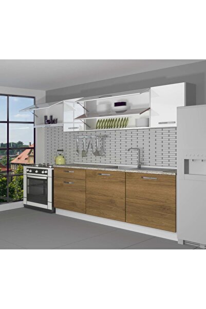 Decoraktiv Ekol 240 Mdf Hazır Mutfak Dolabı - Pera - Beyaz
