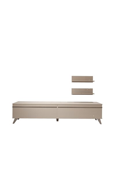 Decoraktiv Eko 4 Mdf Std Retro Tv Ünitesi Tv Sehpası - Parlak Beyaz