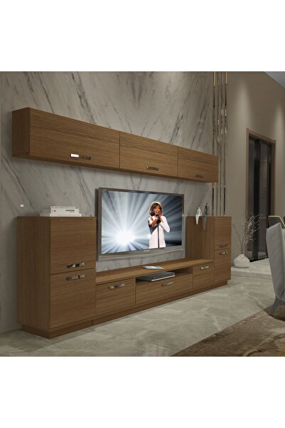 Decoraktiv Trendstyle 9 Mdf Tv Ünitesi Tv Sehpası - Naturel Ceviz