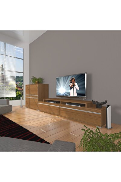 Decoraktiv Ekoflex On Mdf Tv Ünitesi Tv Sehpası - Naturel Ceviz